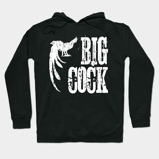 Big cock - white Hoodie by PharaohCloset